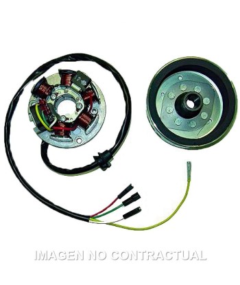 Volante Magnético 6 Polos 12V 100W (Motor Minarelli 50 AM345/AM6 Sin Arranque Eléctrico)