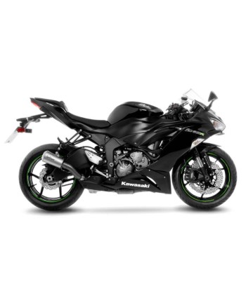 SILENCIOSO LV-10 KAWASAKI ZX-6R NINJA 09-20 INOX NO HOMOLG