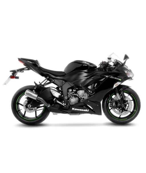 SILENCIOSO LV-10 KAWASAKI ZX-6R NINJA 09-20 INOX NO HOMOLG