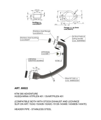 SUPRESOR CATALIZADOR HUSQVARNA VITPILEN 401 20/21