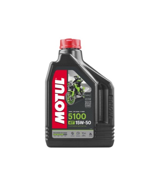 ACEITE MOTUL 5100 15W50 4T 2L