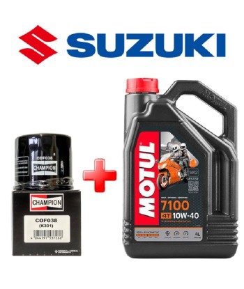 PACK ACEITE MOTUL 7100 10W40 4L + FILTRO HF138