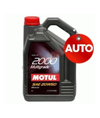 ACEITE MOTUL 2000 MULTIGRADE 20W50 5L