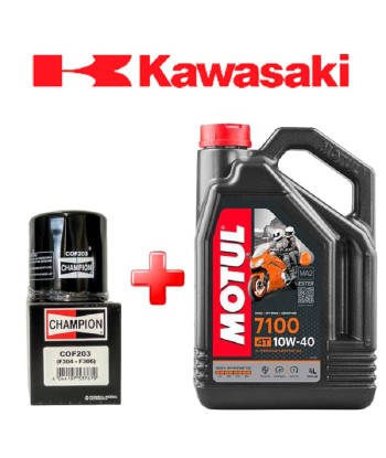 PACK ACEITE MOTUL 7100 10W40 4L + FILTRO HF303