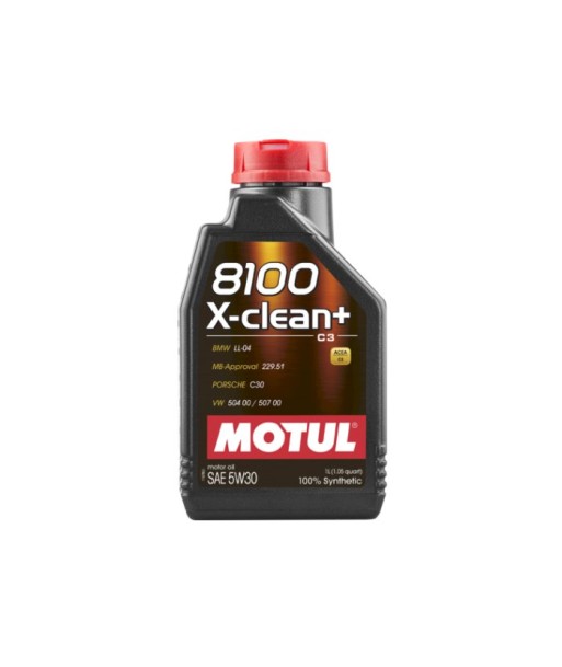ACEITE MOTUL 8100 X-CLEAN+ C3 5W30 1L