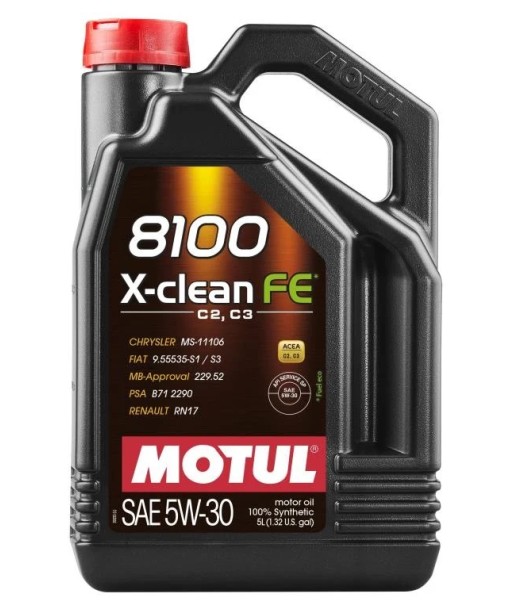 ACEITE MOTUL 8100 X-CLEAN FE 5W30 5L