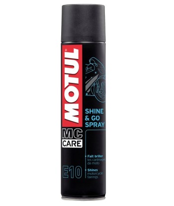 MOTUL E10 SHINE & GO SPRAY ABRILLANTADOR PLASTICO 400ML