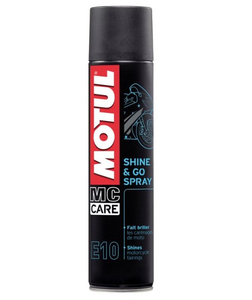MOTUL E10 SHINE & GO SPRAY ABRILLANTADOR PLASTICO 400ML