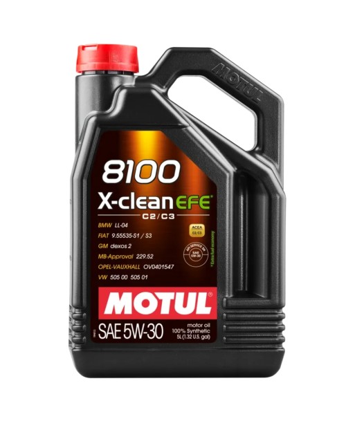 ACEITE MOTUL 8100 X-CLEAN EFE C2/C3 5W30 5L