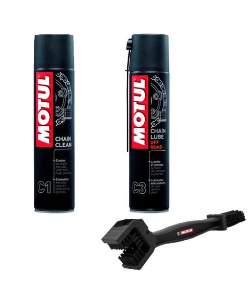 MOTUL PACK CADENAS OFF ROAD (C3+C1+CEPILLO) 800ML