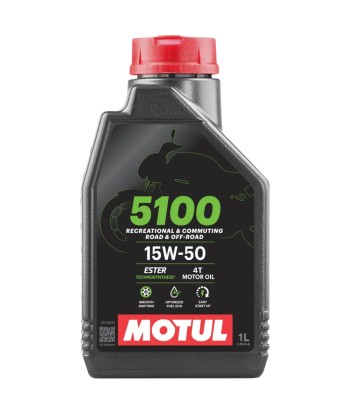 ACEITE MOTUL 5100 15W50 4T 1L