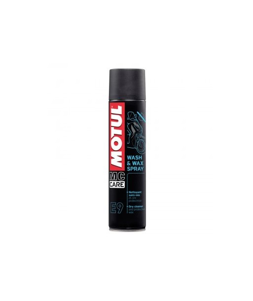 MOTUL E9 WASH & WAX SPRAY LIMPIA EN SECO CERA 400ML