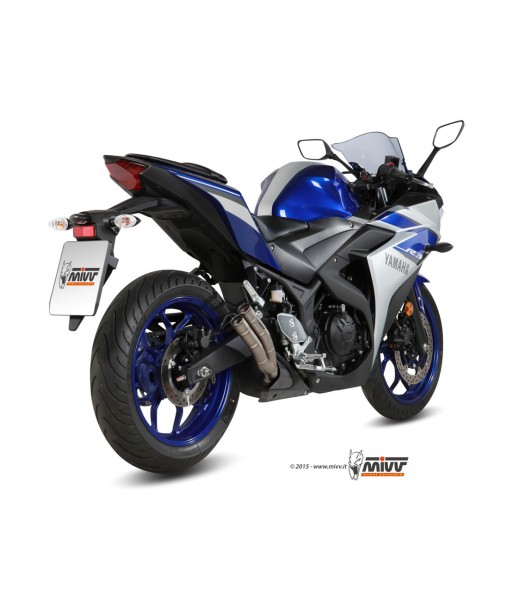 ESCAPE MIVV DOUBLE GUN FULL TITANIUM YAMAHA YZF R3 2015