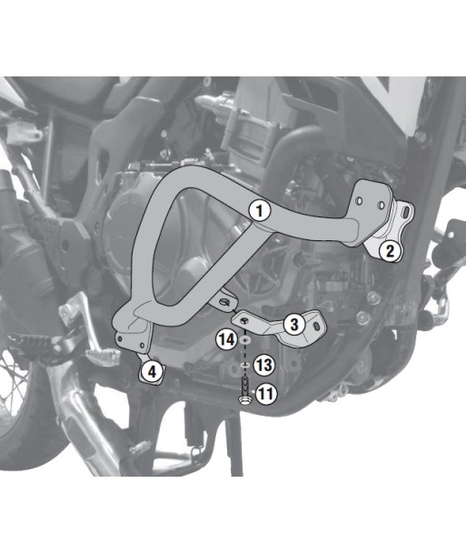 DEFENSA MOTOR HONDA AFRICA TWIN 1000 16/17