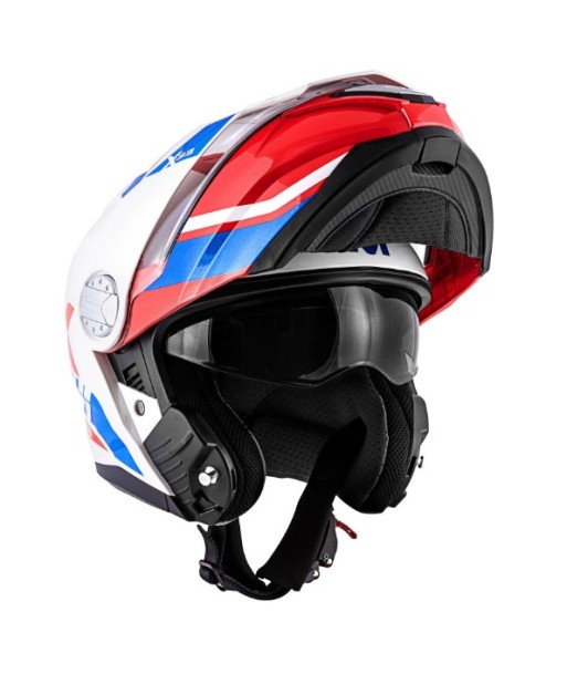 CASCO X33 CANYON DIVISION BLANCO/ROJO