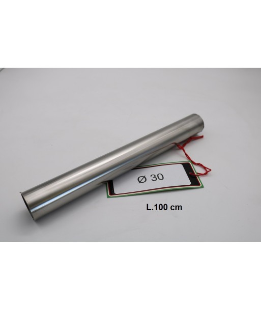Escape GPR Cafè Racer Tubo inox D. 30mm X 1mm L.1000mm - Tubo inox D. 30mm X 1mm L.1000mm