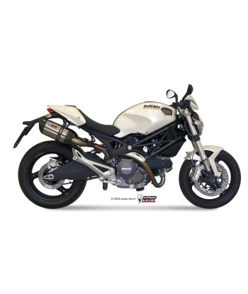 ESCAPES MIVV SUONO ST. STEEL with carbon caps DUCATI MONSTER 696 2008   2014