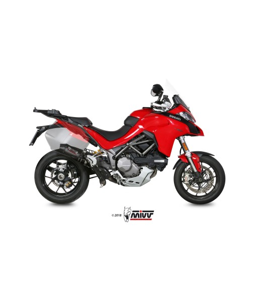 ESCAPE MIVV OVAL CARBON with carbon cap DUCATI MULTISTRADA 1260 2018   2020