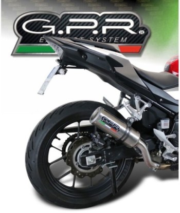 Escape GPR Honda Cb 500 X 2019/2025 e5 - M3 Inox