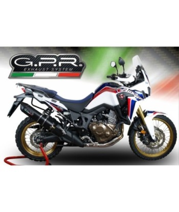 Escape GPR Honda Crf 1000 L Africa Twin Adventure Sport 2018/2020 e4 - Furore Evo4 Nero