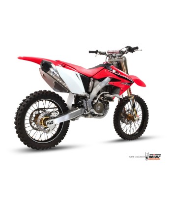 ESCAPE COMPLETO 1x1 MIVV OVAL ST. STEEL HONDA CRF 250 2008   2009