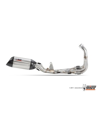 ESCAPE COMPLETO 4x2x1 MIVV SUONO FULL TITANIUM with carbon caps YAMAHA YZF 600 R6 2006   2016