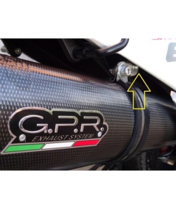 Escape GPR Husqvarna Te 630 E - Sms - Smr 2010/14 - Furore Nero