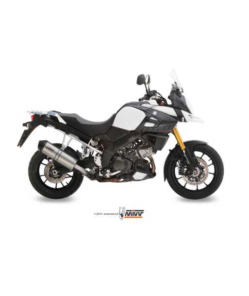 ESCAPE MIVV OVAL TITAN with carbon cap SUZUKI DL V-STROM 1000 / XT 2014   2020