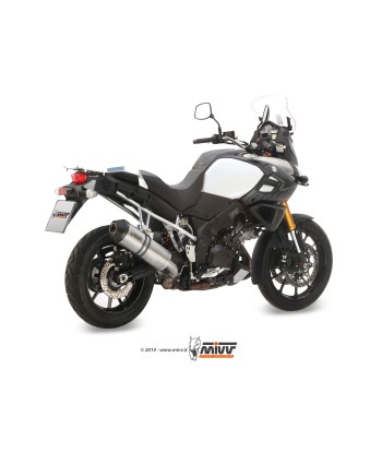 ESCAPE MIVV OVAL TITAN with carbon cap SUZUKI DL V-STROM 1000 / XT 2014   2020