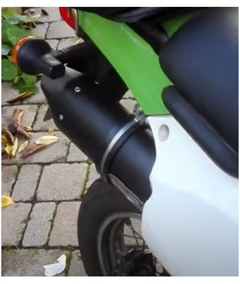 Escape GPR Kawasaki Klr 600 1985/2004 - Furore Nero