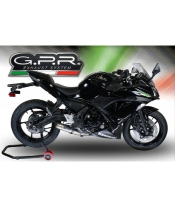 Escape GPR Kawasaki Ninja 650 2017/2020 e4 - Deeptone Inox