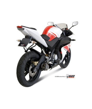 ESCAPE COMPLETO 1x1 MIVV SUONO ST. STEEL with carbon caps YAMAHA YZF R125 2008   2013
