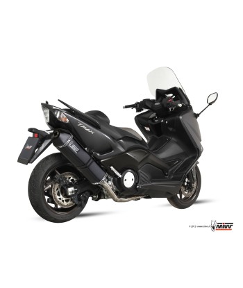 ESCAPE COMPLETO 2x1 MIVV SPEED EDGE ST. STEEL with carbon cap YAMAHA T-MAX 530 2012   2016