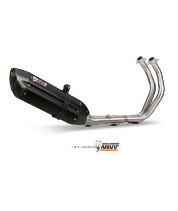 ESCAPE COMPLETO 2x1 MIVV SUONO ST. STEEL with carbon caps YAMAHA Tracer 700 / GT 2016   2019