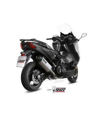 ESCAPE COMPLETO 2x1 MIVV SPEED EDGE ST. STEEL with carbon cap YAMAHA T-MAX 530 2017   2019