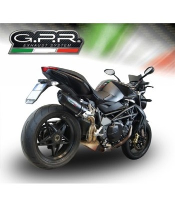 Escape GPR Mv Agusta Brutale 990 R 2010/11 - Furore Nero