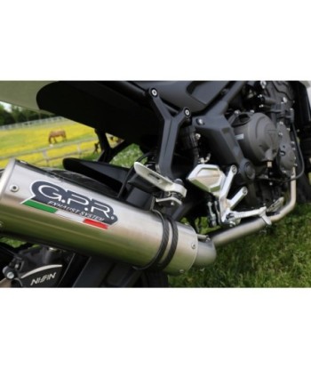 Escape GPR Triumph Trident 660 2021/2024 e5 - M3 Titanium Natural