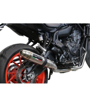 Escape GPR Yamaha Mt-07 2021/2024 e5 - Deeptone Inox