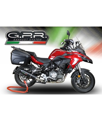 Escape GPR Exhaust System Benelli Trk 502 2017/20 e4 Escape homologado y catalizado Furore Evo4 Nero