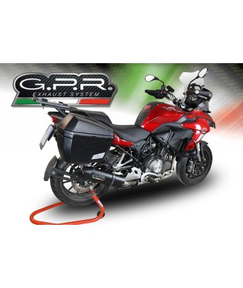Escape GPR Exhaust System Benelli Trk 502 2017/20 e4 Escape homologado y catalizado Furore Evo4 Nero
