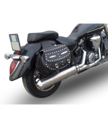 Escape GPR Yamaha Xvs 1300 Midnight Star 2006/2014 - Inox Oval Bomb
