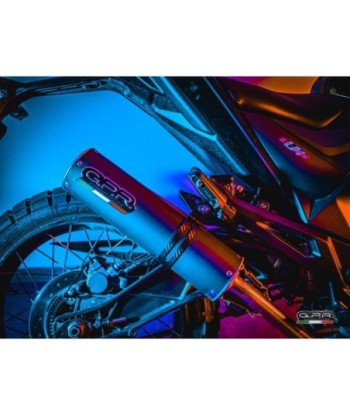Escape GPR Zontes Zt 125 G1 - U - U1 - Z2 2020/2024 e5 - M3 Black Titanium