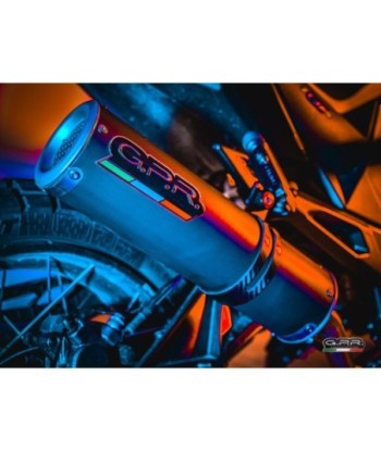 Escape GPR Zontes Zt 125 G1 - U - U1 - Z2 2020/2024 e5 - M3 Black Titanium