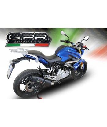 Escape GPR Exhaust System Bmw G 310 R 2017/20 e4 Escape completo homologado Furore Evo4 Nero
