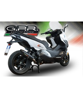 Escape GPR Exhaust System Bmw C 650 Sport 2016/20 e4 Escape homologado y tubo de conexión Furore Evo4 Nero