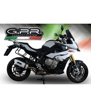 Escape GPR Exhaust System Bmw S 1000 Xr 2015 16 e3 Escape homologado y tubo de conexión Deeptone Inox