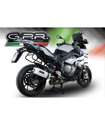 Escape GPR Exhaust System Bmw S 1000 Xr 2015 16 e3 Escape homologado y tubo de conexión Deeptone Inox