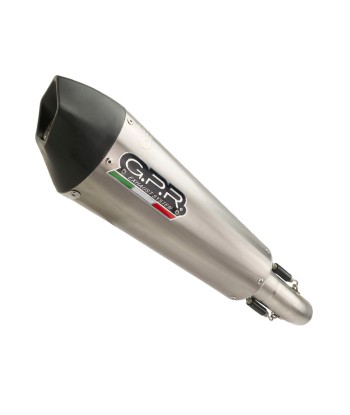 Escape GPR Exhaust System Cagiva Raptor 650 2001 05 Escape homologado y tubo de conexión Furore Nero