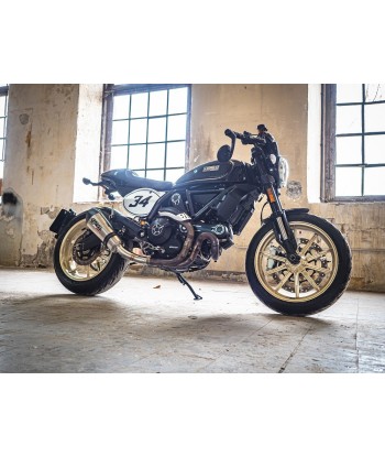 Escape GPR Exhaust System Ducati Scrambler 800 2015 16 Escape homologado y catalizado M3 Black Titanium