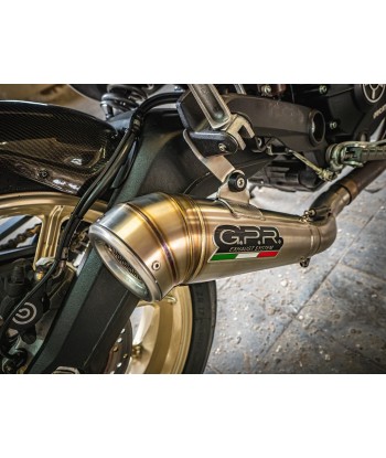 Escape GPR Exhaust System Ducati Scrambler 800 2015 16 Escape homologado y catalizado Satinox